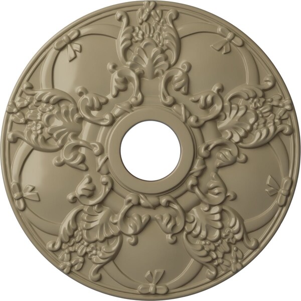 Ekena Millwork Norwich Ceiling Medallion (Fits Canopies up to 4 1/2"), 18"OD x 3 1/2"ID x 1 3/8"P, Gobi Desert CM18NOGDF - main